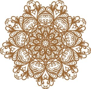 Vector Hoa Văn Cổ Điển, Mandala, Hoa Văn Tem Nhãn (534)