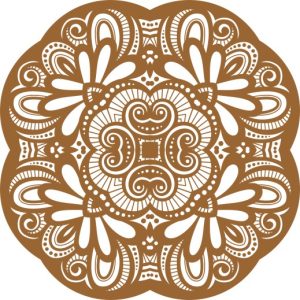 Vector Hoa Văn Cổ Điển, Mandala, Hoa Văn Tem Nhãn (537)