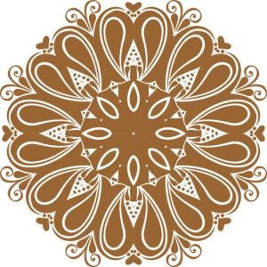 Vector Hoa Văn Cổ Điển, Mandala, Hoa Văn Tem Nhãn (539)