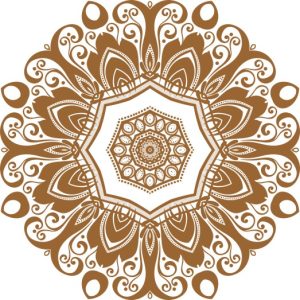 Vector Hoa Văn Cổ Điển, Mandala, Hoa Văn Tem Nhãn (541)