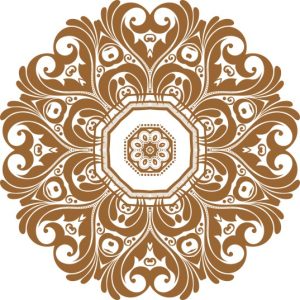 Vector Hoa Văn Cổ Điển, Mandala, Hoa Văn Tem Nhãn (542)