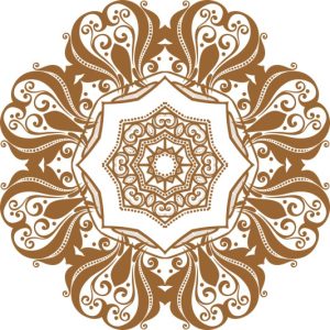 Vector Hoa Văn Cổ Điển, Mandala, Hoa Văn Tem Nhãn (543)