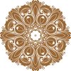 Vector Hoa Văn Cổ Điển, Mandala, Hoa Văn Tem Nhãn (544)