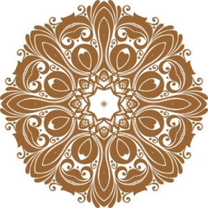 Vector Hoa Văn Cổ Điển, Mandala, Hoa Văn Tem Nhãn (544)