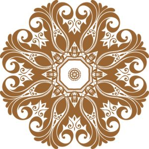 Vector Hoa Văn Cổ Điển, Mandala, Hoa Văn Tem Nhãn (545)