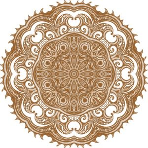 Vector Hoa Văn Cổ Điển, Mandala, Hoa Văn Tem Nhãn (546)