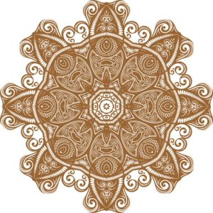 Vector Hoa Văn Cổ Điển, Mandala, Hoa Văn Tem Nhãn (547)