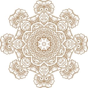 Vector Hoa Văn Cổ Điển, Mandala, Hoa Văn Tem Nhãn (548)