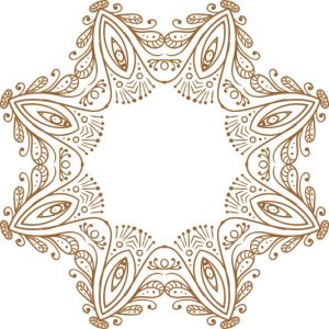 Vector Hoa Văn Cổ Điển, Mandala, Hoa Văn Tem Nhãn (551)