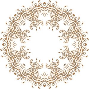 Vector Hoa Văn Cổ Điển, Mandala, Hoa Văn Tem Nhãn (553)