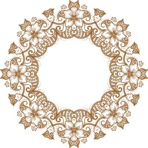 Vector Hoa Văn Cổ Điển, Mandala, Hoa Văn Tem Nhãn (558)