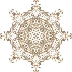 Vector Hoa Văn Cổ Điển, Mandala, Hoa Văn Tem Nhãn (559)