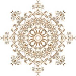 Vector Hoa Văn Cổ Điển, Mandala, Hoa Văn Tem Nhãn (562)