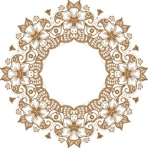 Vector Hoa Văn Cổ Điển, Mandala, Hoa Văn Tem Nhãn (565)