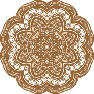 Vector Hoa Văn Cổ Điển, Mandala, Hoa Văn Tem Nhãn (575)