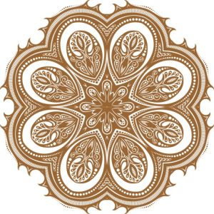 Vector Hoa Văn Cổ Điển, Mandala, Hoa Văn Tem Nhãn (576)