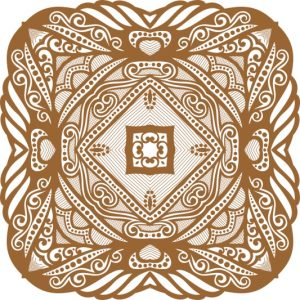 Vector Hoa Văn Cổ Điển, Mandala, Hoa Văn Tem Nhãn (579)