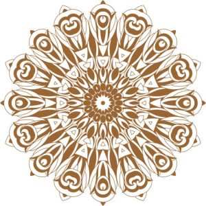 Vector Hoa Văn Cổ Điển, Mandala, Hoa Văn Tem Nhãn (584)