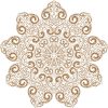 Vector Hoa Văn Cổ Điển, Mandala, Hoa Văn Tem Nhãn (599)