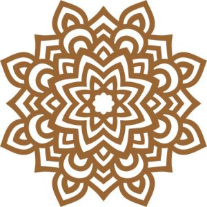 Vector Hoa Văn Cổ Điển, Mandala, Hoa Văn Tem Nhãn (652)