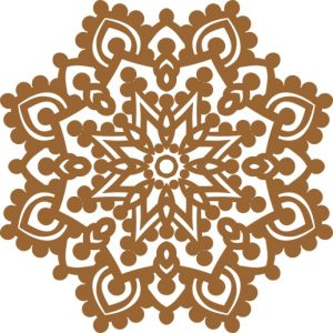 Vector Hoa Văn Cổ Điển, Mandala, Hoa Văn Tem Nhãn (659)