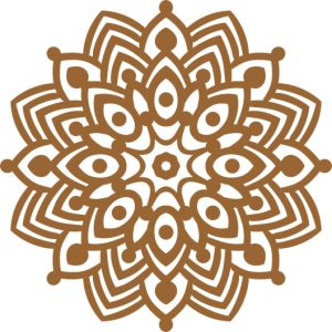 Vector Hoa Văn Cổ Điển, Mandala, Hoa Văn Tem Nhãn (666)