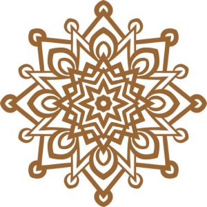 Vector Hoa Văn Cổ Điển, Mandala, Hoa Văn Tem Nhãn (670)