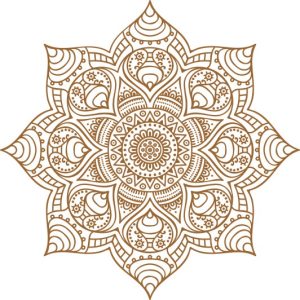 Vector Hoa Văn Cổ Điển, Mandala, Hoa Văn Tem Nhãn (671)