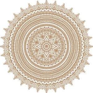 Vector Hoa Văn Cổ Điển, Mandala, Hoa Văn Tem Nhãn (673)