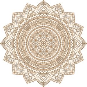 Vector Hoa Văn Cổ Điển, Mandala, Hoa Văn Tem Nhãn (674)