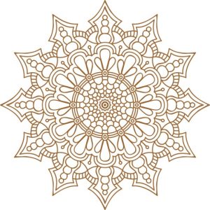 Vector Hoa Văn Cổ Điển, Mandala, Hoa Văn Tem Nhãn (678)