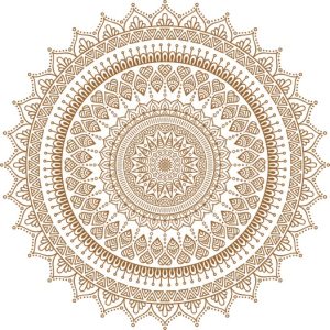 Vector Hoa Văn Cổ Điển, Mandala, Hoa Văn Tem Nhãn (679)