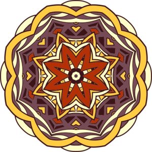 Vector Hoa Văn Cổ Điển, Mandala, Hoa Văn Tem Nhãn (68)