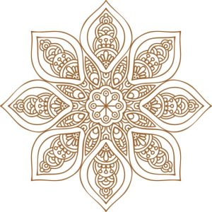 Vector Hoa Văn Cổ Điển, Mandala, Hoa Văn Tem Nhãn (680)