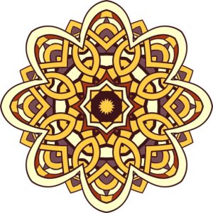 Vector Hoa Văn Cổ Điển, Mandala, Hoa Văn Tem Nhãn (69)