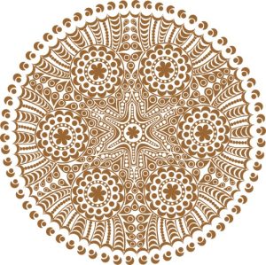 Vector Hoa Văn Cổ Điển, Mandala, Hoa Văn Tem Nhãn (697)
