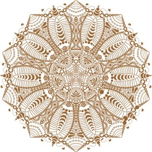 Vector Hoa Văn Cổ Điển, Mandala, Hoa Văn Tem Nhãn (699)