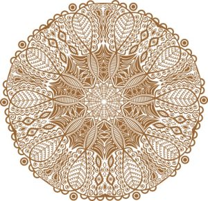 Vector Hoa Văn Cổ Điển, Mandala, Hoa Văn Tem Nhãn (703)