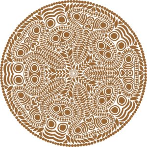 Vector Hoa Văn Cổ Điển, Mandala, Hoa Văn Tem Nhãn (705)