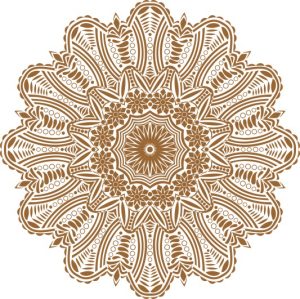 Vector Hoa Văn Cổ Điển, Mandala, Hoa Văn Tem Nhãn (707)