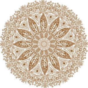 Vector Hoa Văn Cổ Điển, Mandala, Hoa Văn Tem Nhãn (709)