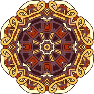 Vector Hoa Văn Cổ Điển, Mandala, Hoa Văn Tem Nhãn (71)