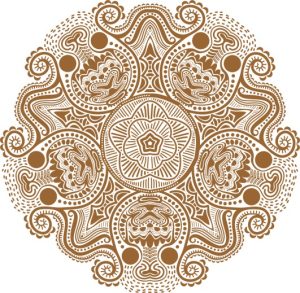 Vector Hoa Văn Cổ Điển, Mandala, Hoa Văn Tem Nhãn (717)