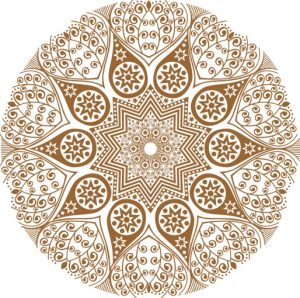 Vector Hoa Văn Cổ Điển, Mandala, Hoa Văn Tem Nhãn (719)