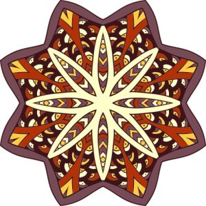 Vector Hoa Văn Cổ Điển, Mandala, Hoa Văn Tem Nhãn (72)