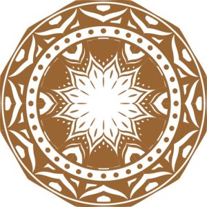 Vector Hoa Văn Cổ Điển, Mandala, Hoa Văn Tem Nhãn (724)