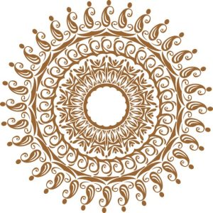 Vector Hoa Văn Cổ Điển, Mandala, Hoa Văn Tem Nhãn (726)