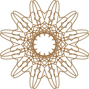 Vector Hoa Văn Cổ Điển, Mandala, Hoa Văn Tem Nhãn (731)