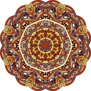 Vector Hoa Văn Cổ Điển, Mandala, Hoa Văn Tem Nhãn (74)