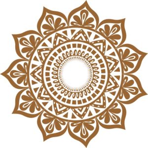 Vector Hoa Văn Cổ Điển, Mandala, Hoa Văn Tem Nhãn (744)